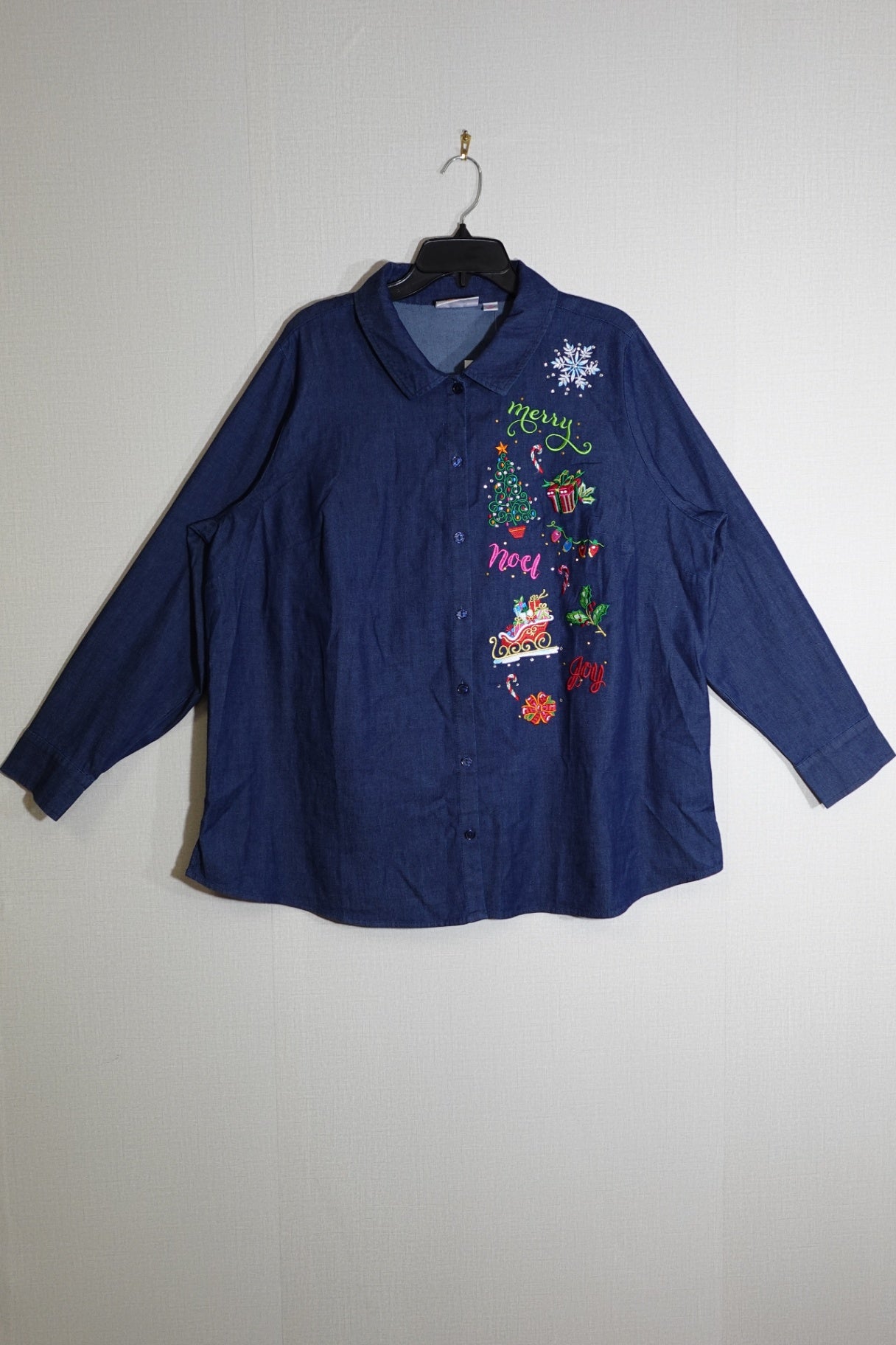 Quaker factory, Long Sleeves Top, 2X/3X (1X)