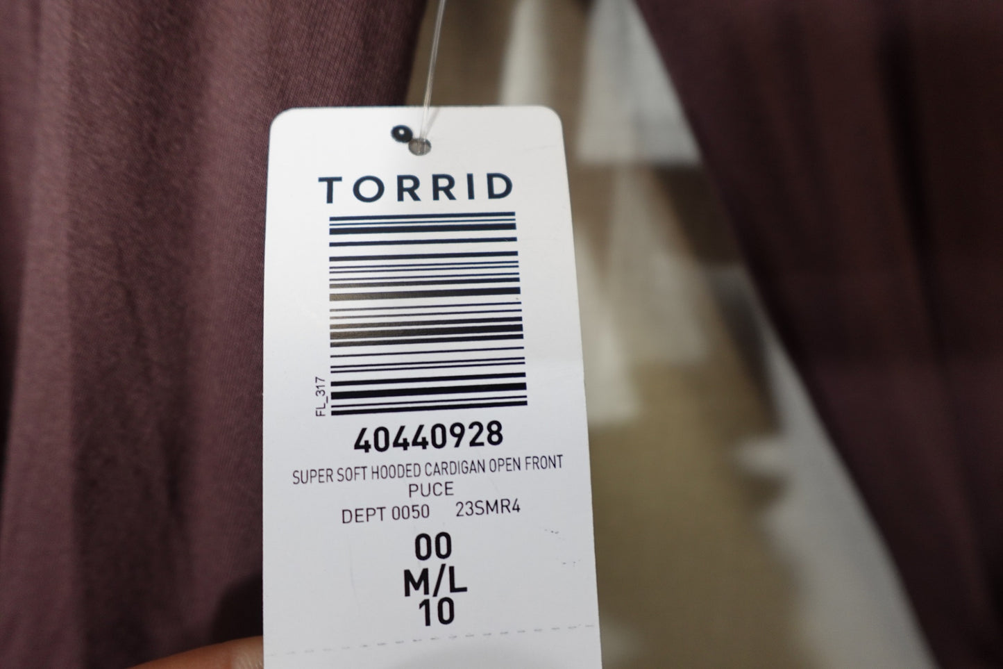 Torrid Super Soft, NWT Hooded Cardigan, M/L (Torrid 00)