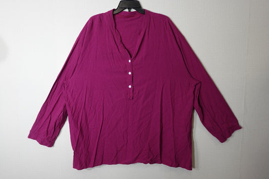 (No Label), 3/4 Sleeve Top, 3X/4X