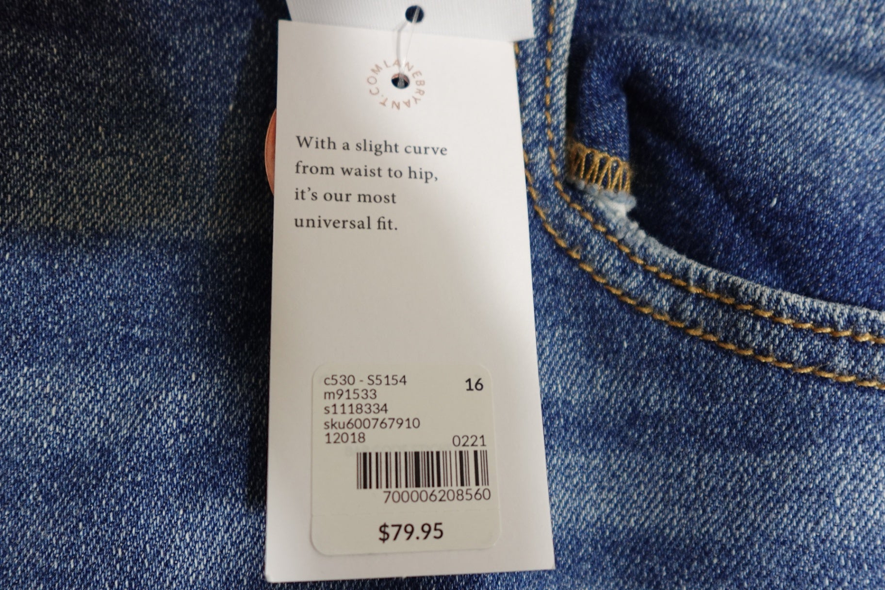Lane Bryant, NWT Jeans: High-Rise Straight,16