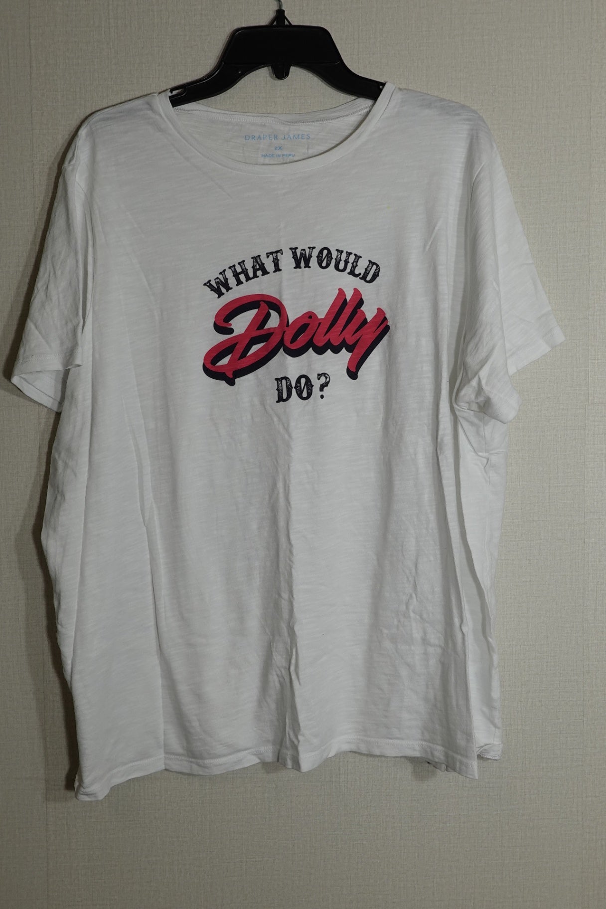 Drapper James, Dolly Parton T-Shirt Shorts Sleeve, 2X