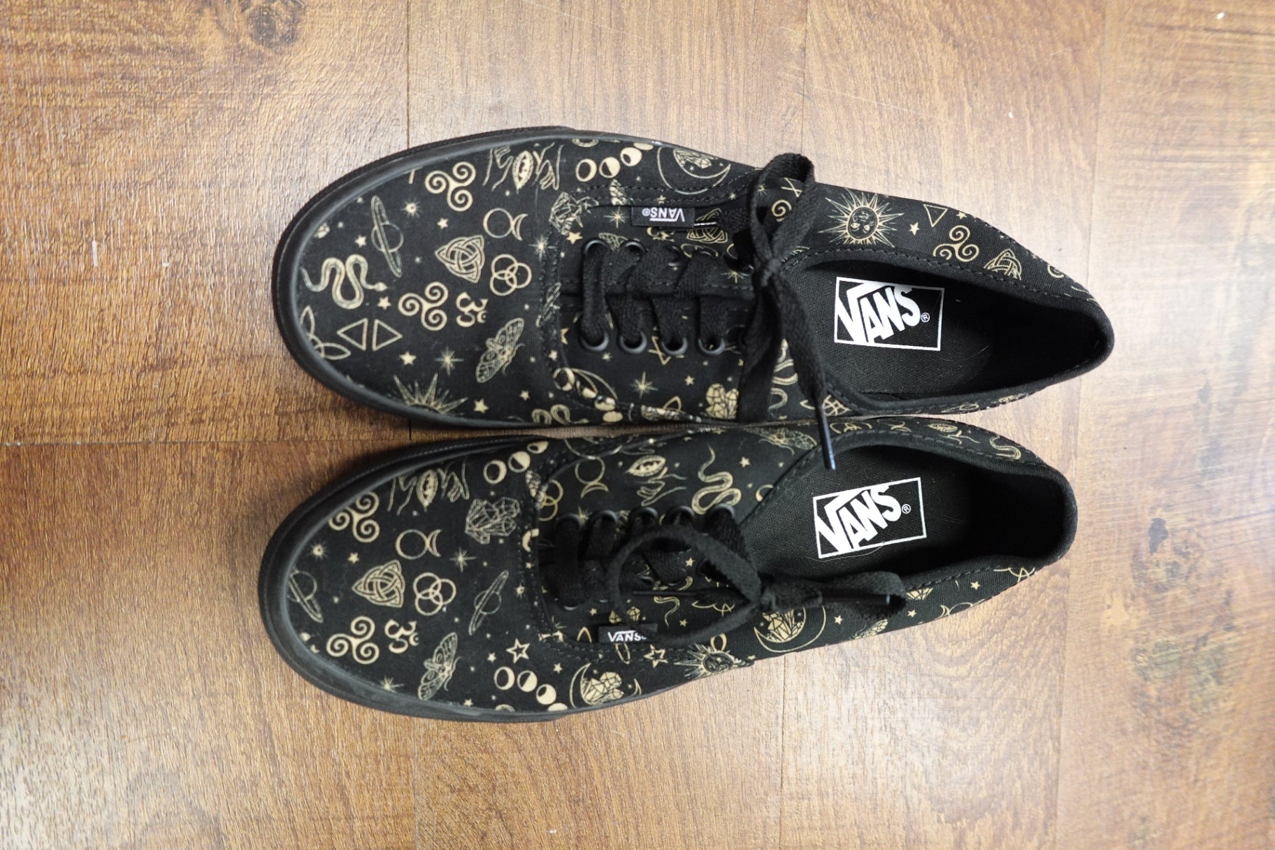 Vans,Space/Moon Sneakers, 10 (womens/8.5 mens)