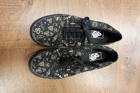Vans,Space/Moon Sneakers, 10 (womens/8.5 mens)