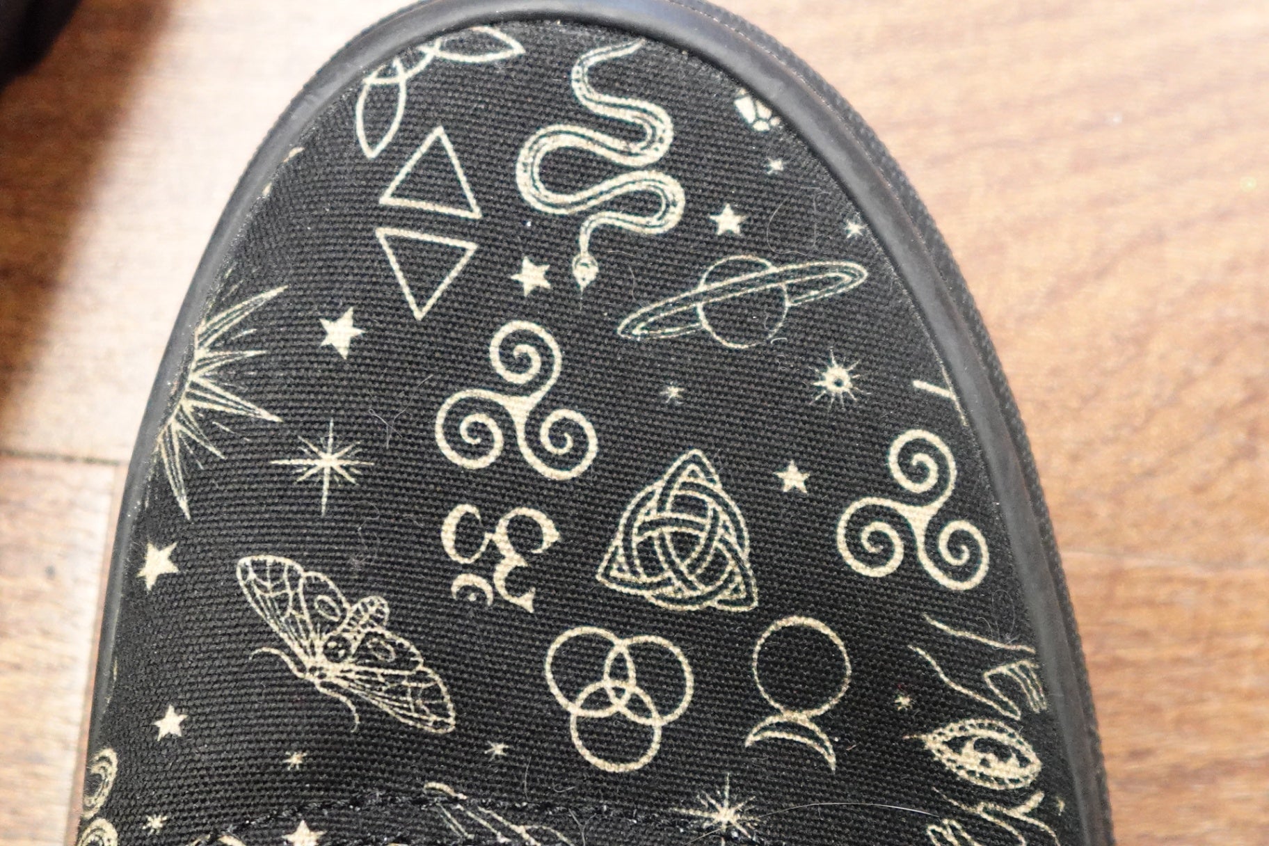 Vans,Space/Moon Sneakers, 10 (womens/8.5 mens)