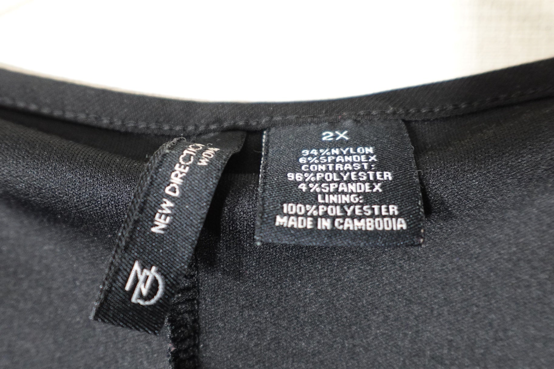 New Directions, Short Sleeves Top, 2X