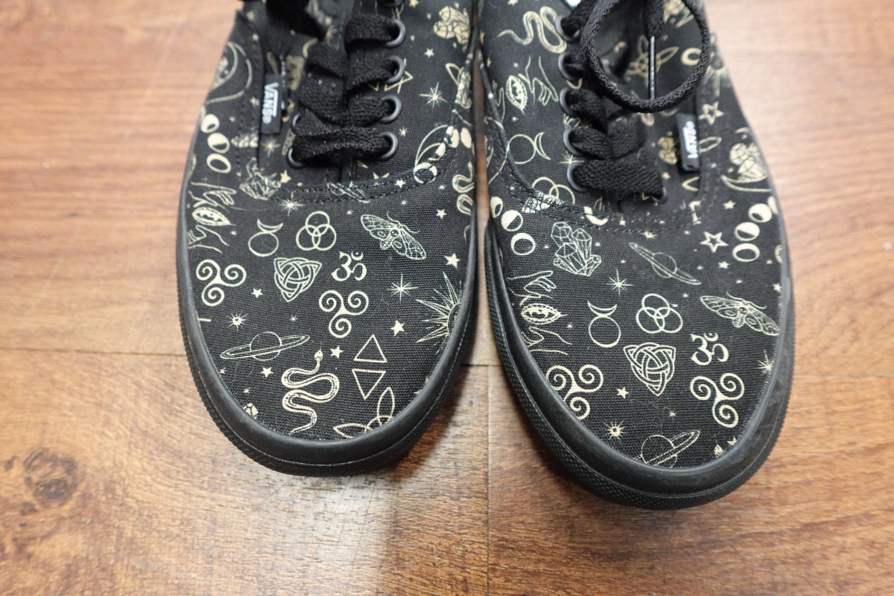Vans,Space/Moon Sneakers, 10 (womens/8.5 mens)