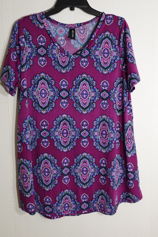 Agnes & Dora, Short Sleeves Top, 2X