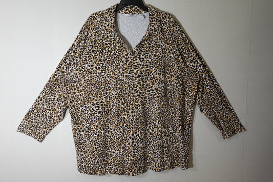 Isaac Mizrahi Live, 3/4 Sleeve Top, 4X