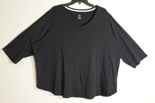 Isaac Mizrahi Live, 3/4 Sleeve Top, 4X