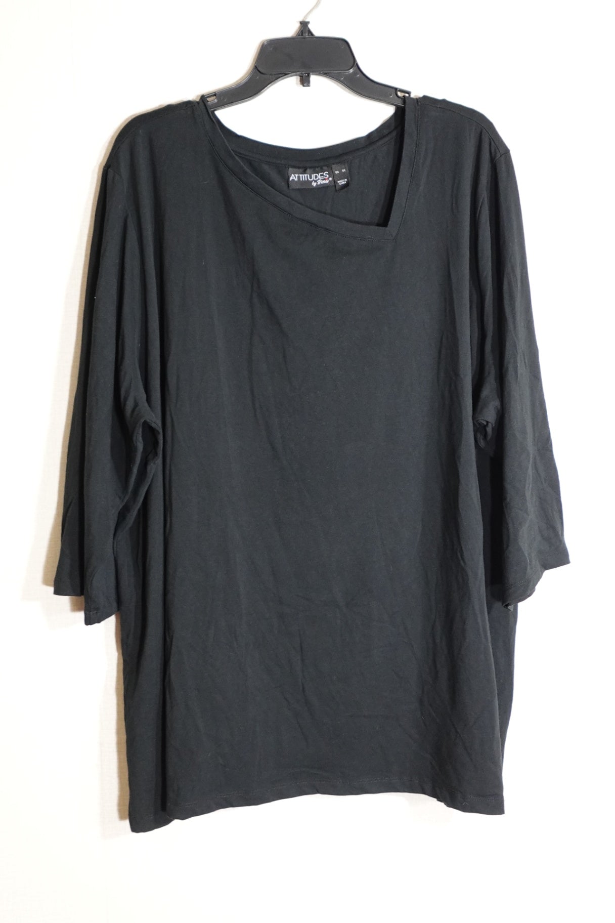 Attitudes by Renee, 3/4 Sleeves Top, 4X