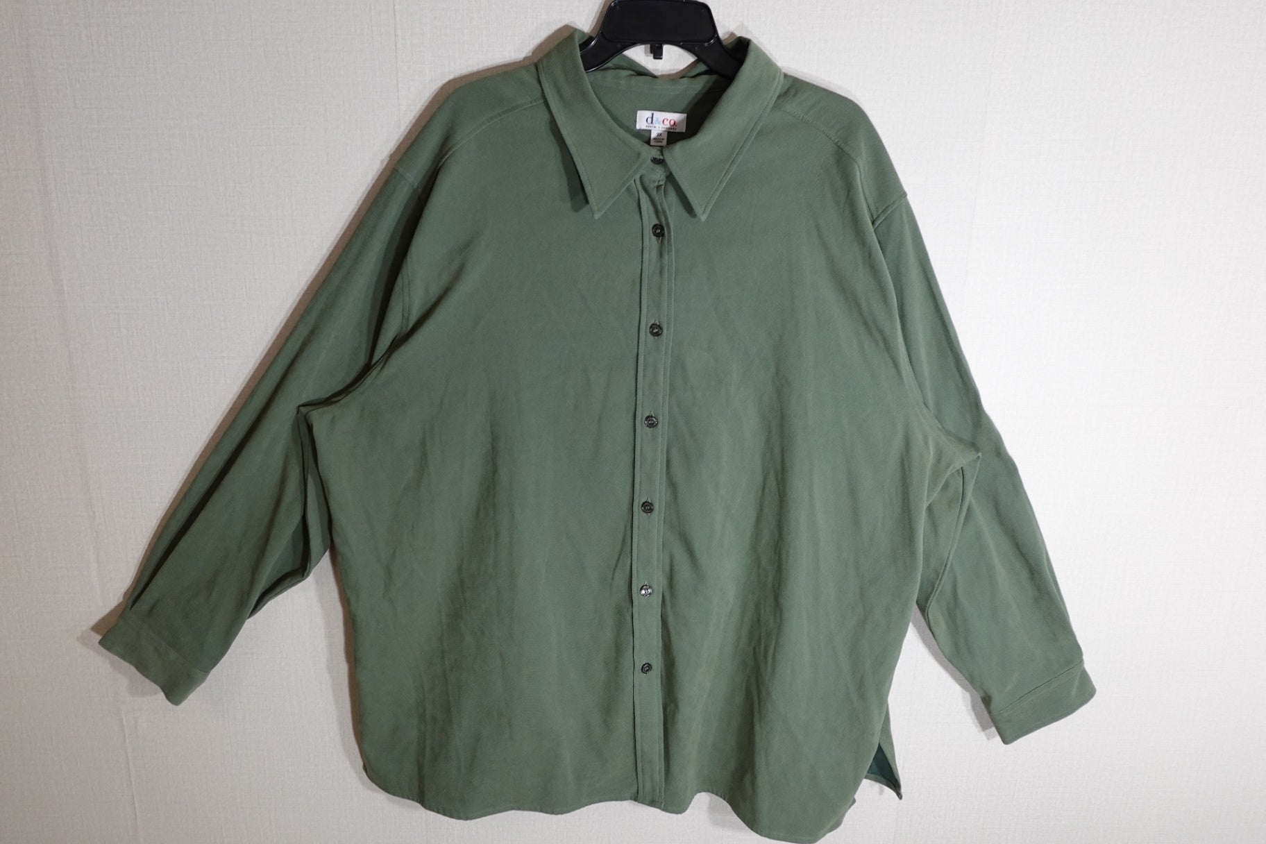 D & Co, 3/4 SLEEVE TOP, 3X