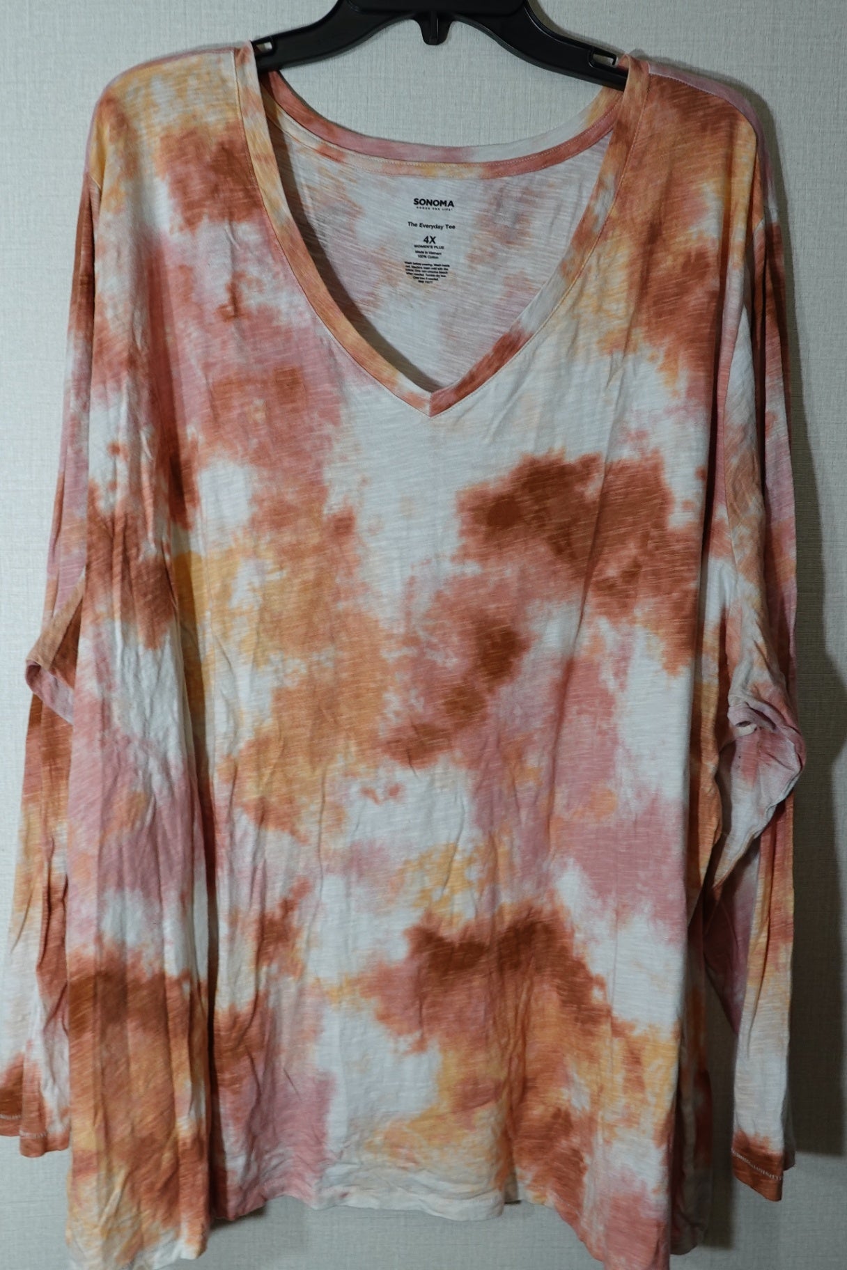 Sonoma, Long Sleeves Top, 4X