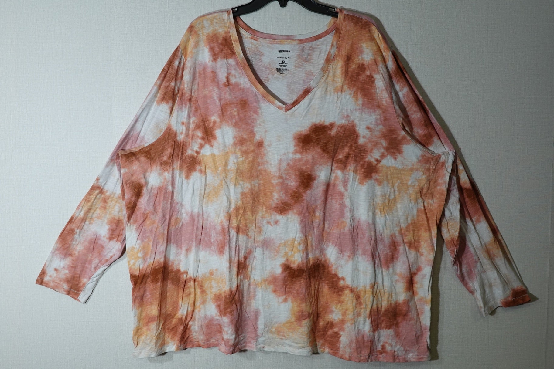 Sonoma, Long Sleeves Top, 4X