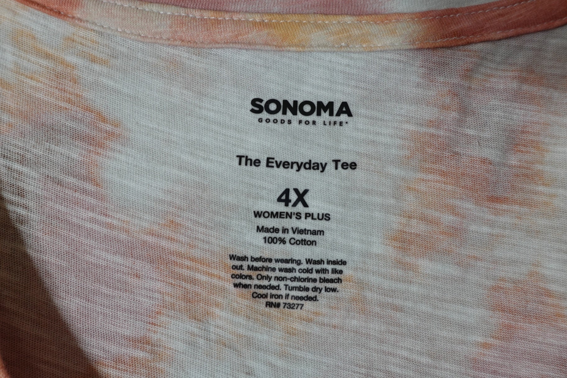 Sonoma, Long Sleeves Top, 4X