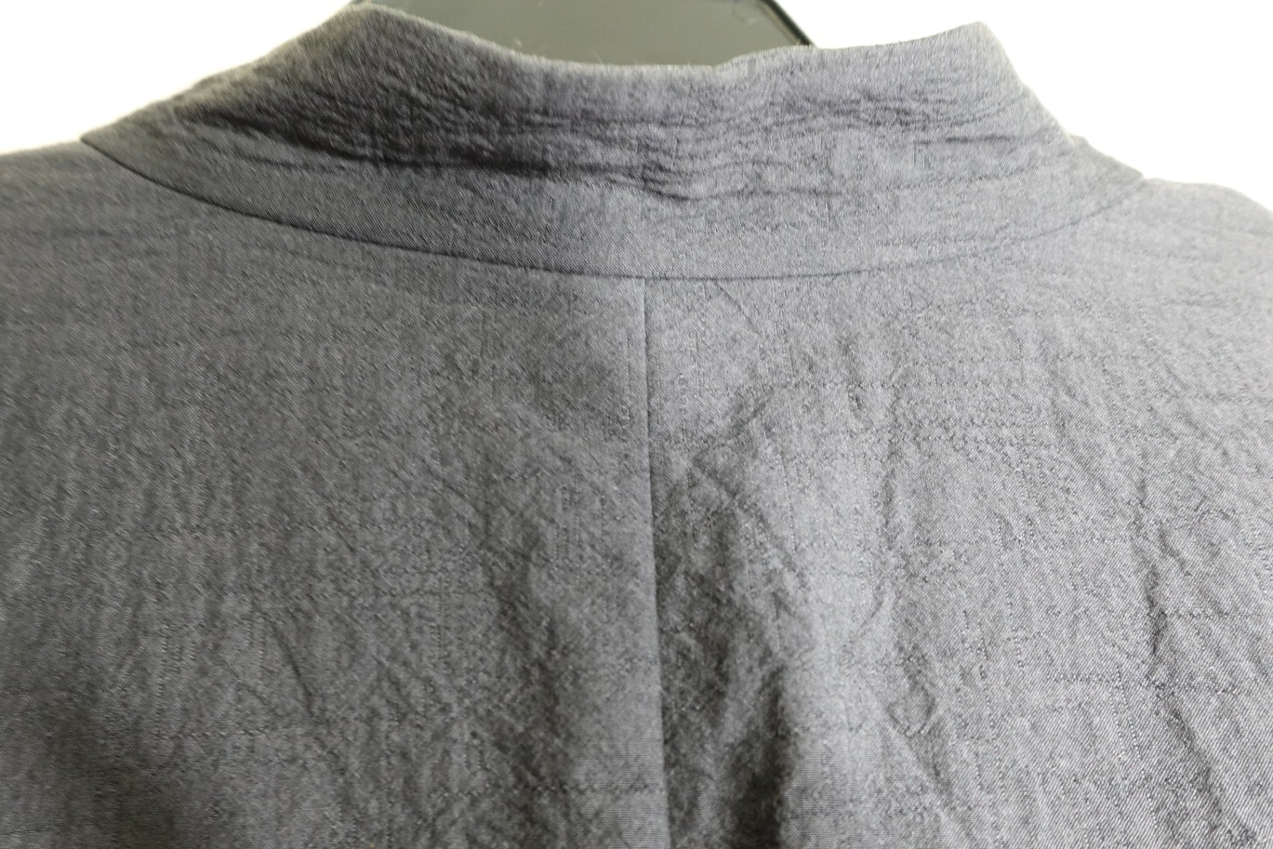 Eileen Fisher Jacket 2X Mandarin Collar Cotton, 2X