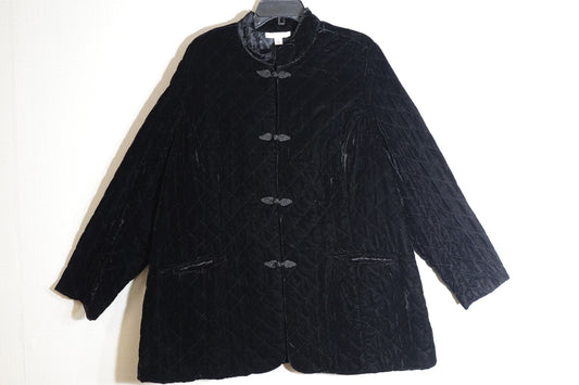 Coldwater Creek, Velvet Coat, 2X