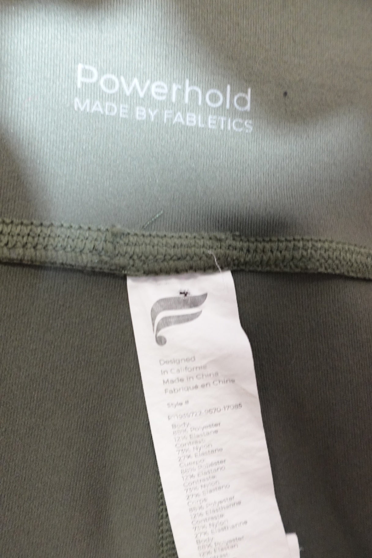 Powerhold By Fabletics, Active leggings, 3X