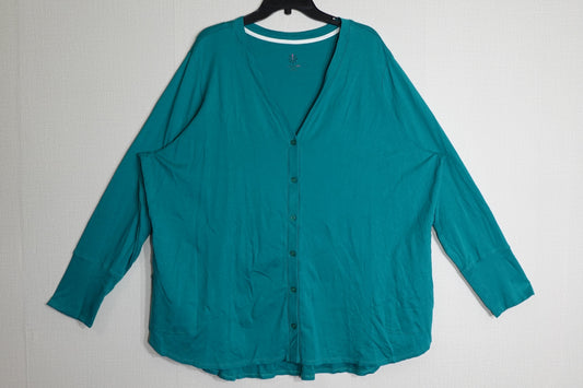 Isaac Mizrahi Live!, Long Sleeves Top, 4X