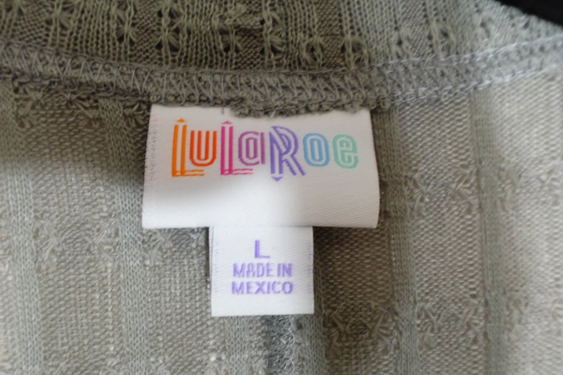 LuLaRoe, Long Line Cardigan, Large