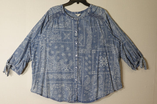 Cato, Long Sleeves Top, 22/24W