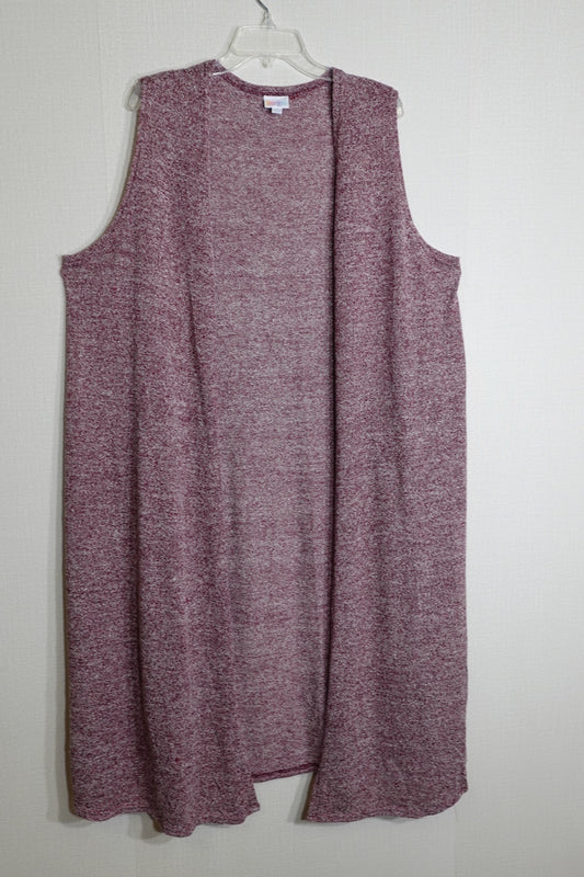 LuLaRoe, Long Line Vest, XL