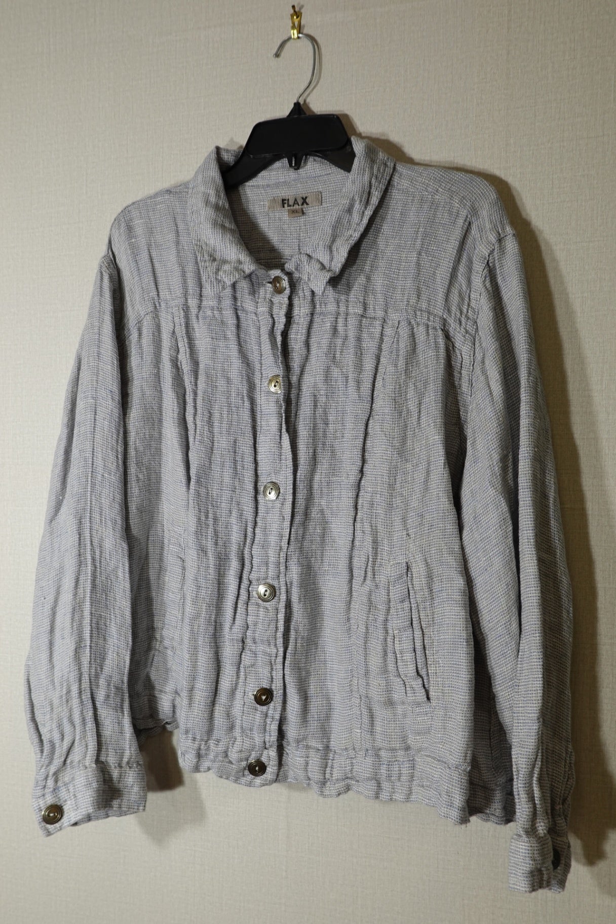 FLAX By Jeanne Engelhart, Long Sleeves Top, XL