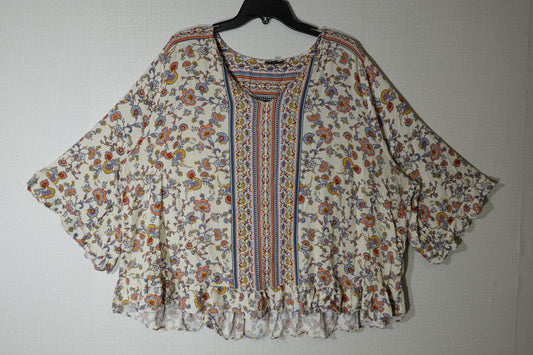 Jones New York, 3/4 SLEEVE TOP, 3X