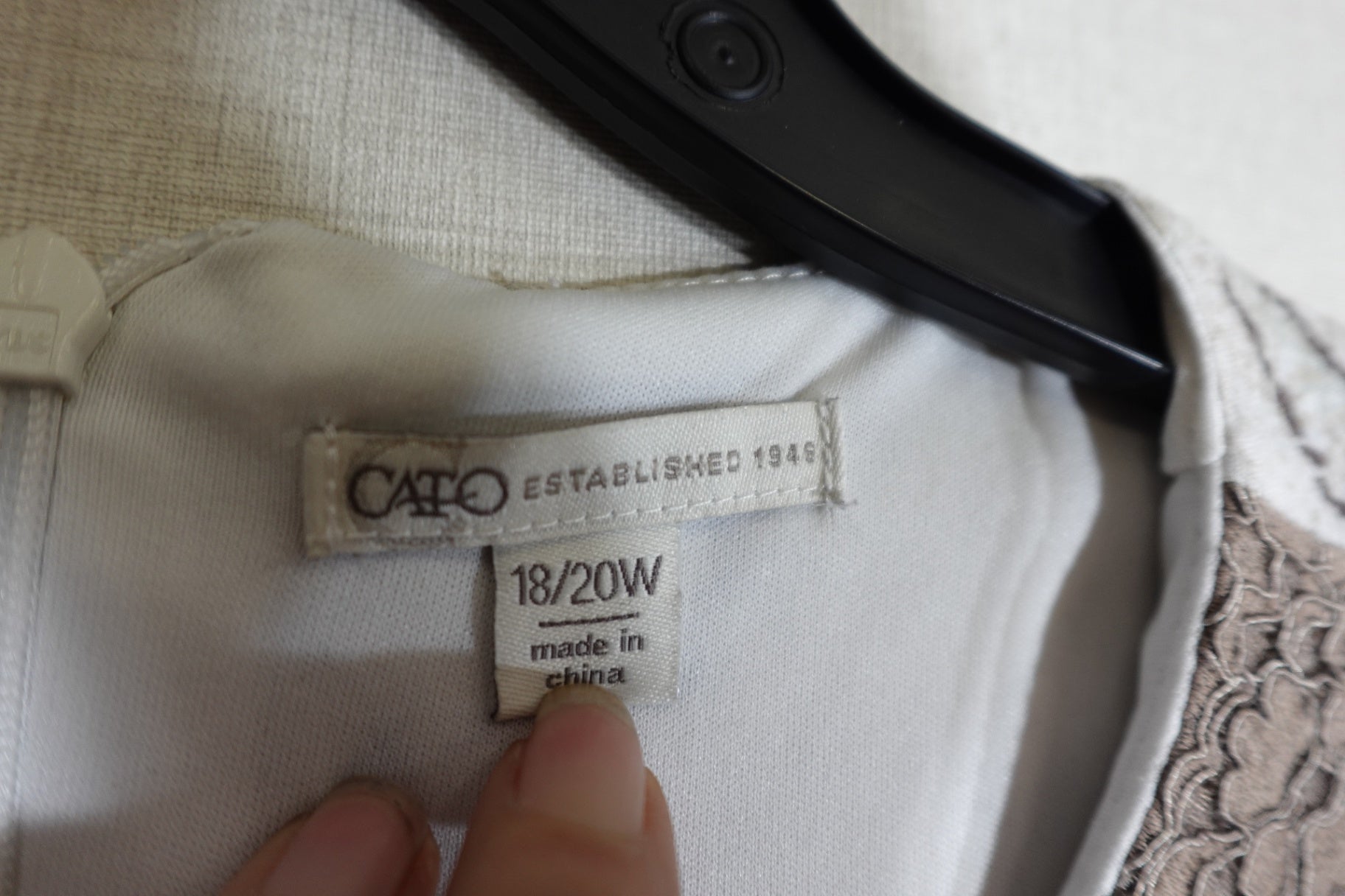 Cato, Long Sleeves Top, 18/20W