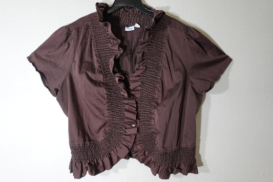 Cato, Short Sleeve Top (cropped), 22/24W