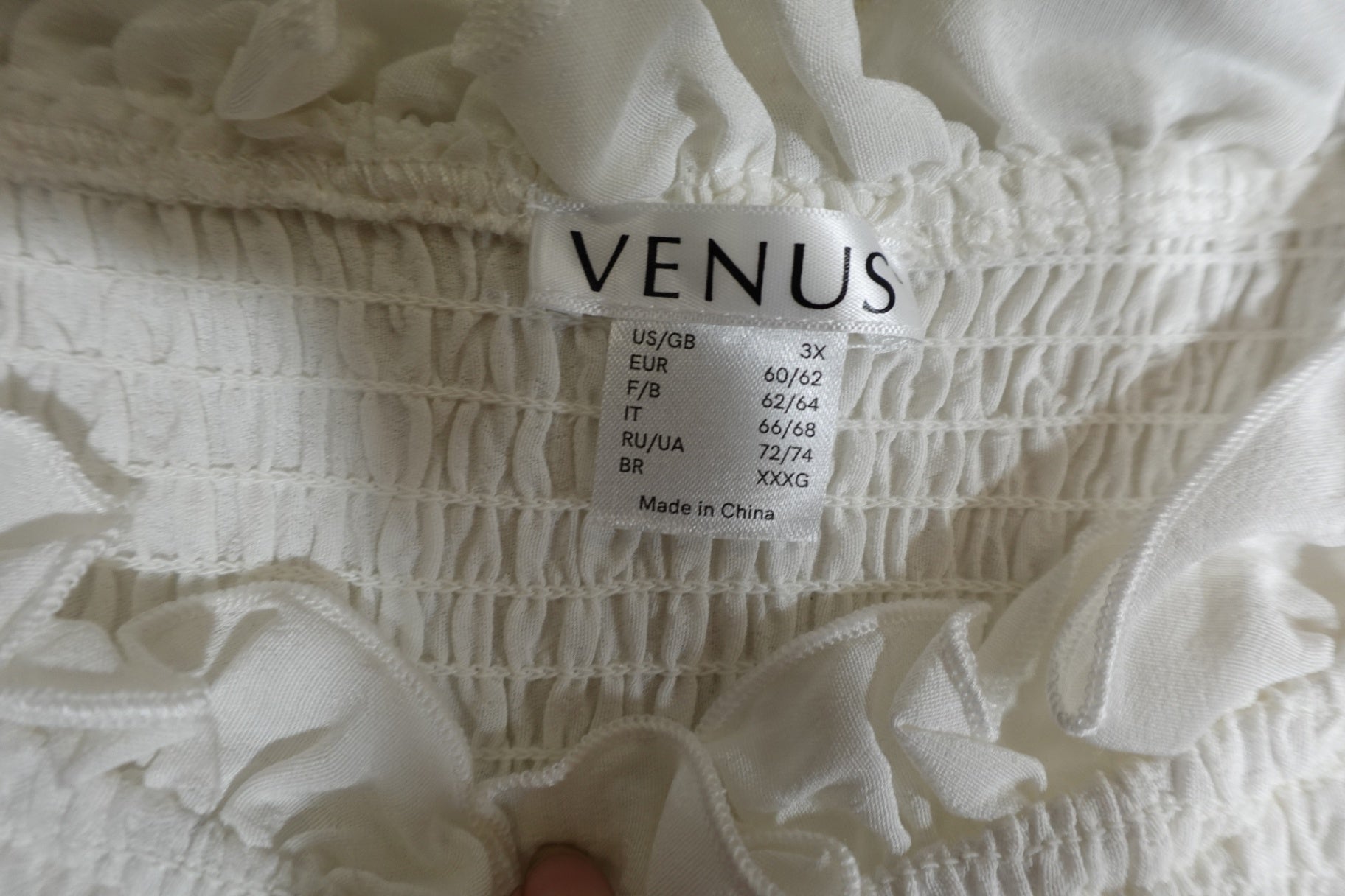 Venus, Long Sleeves Top, 3X