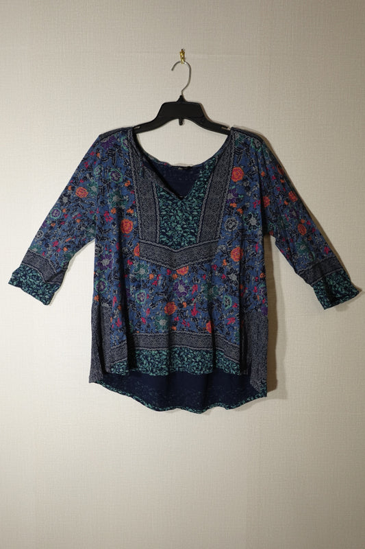 Lucky Brand, 3/4 SLEEVE TOP, XL