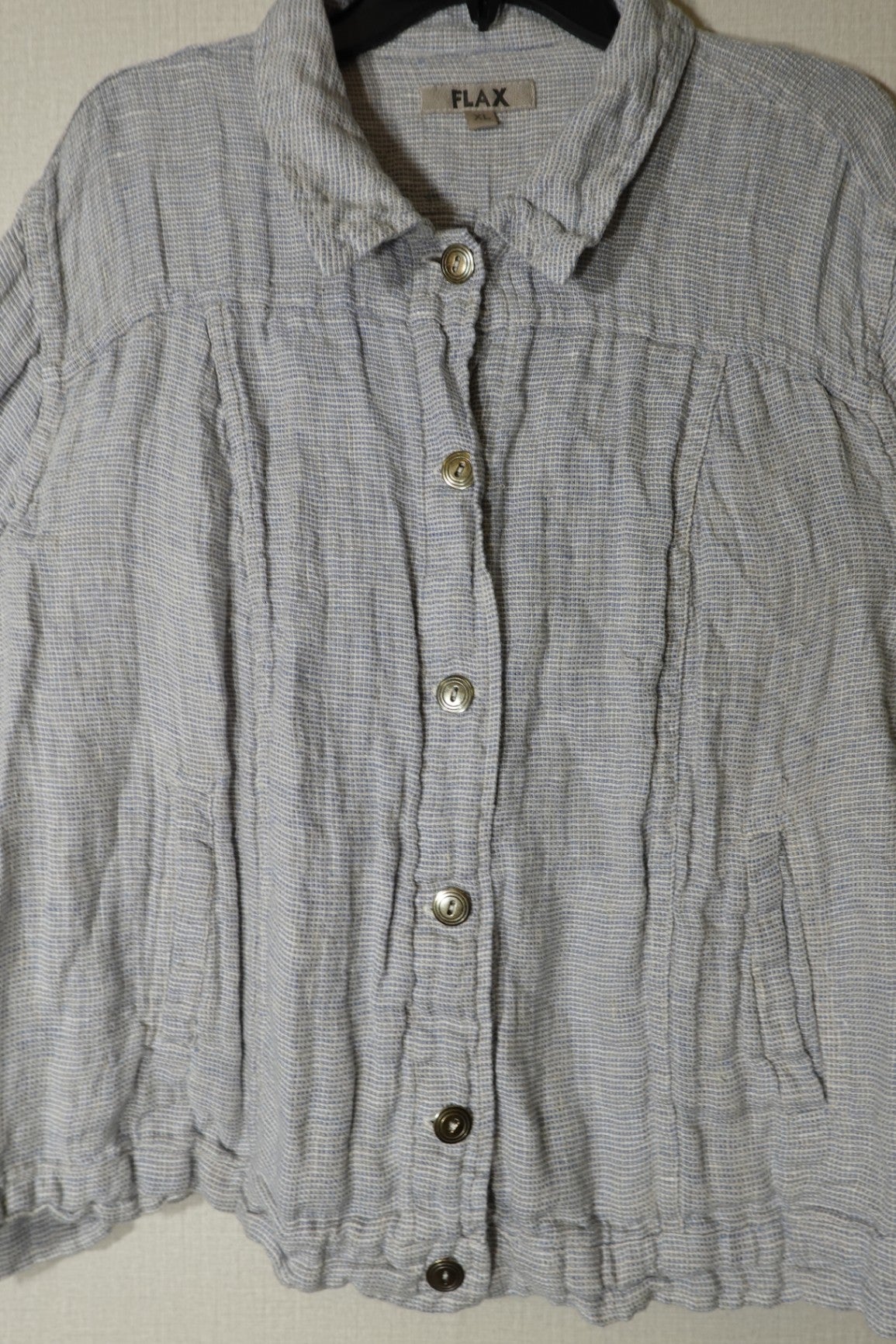 FLAX By Jeanne Engelhart, Long Sleeves Top, XL