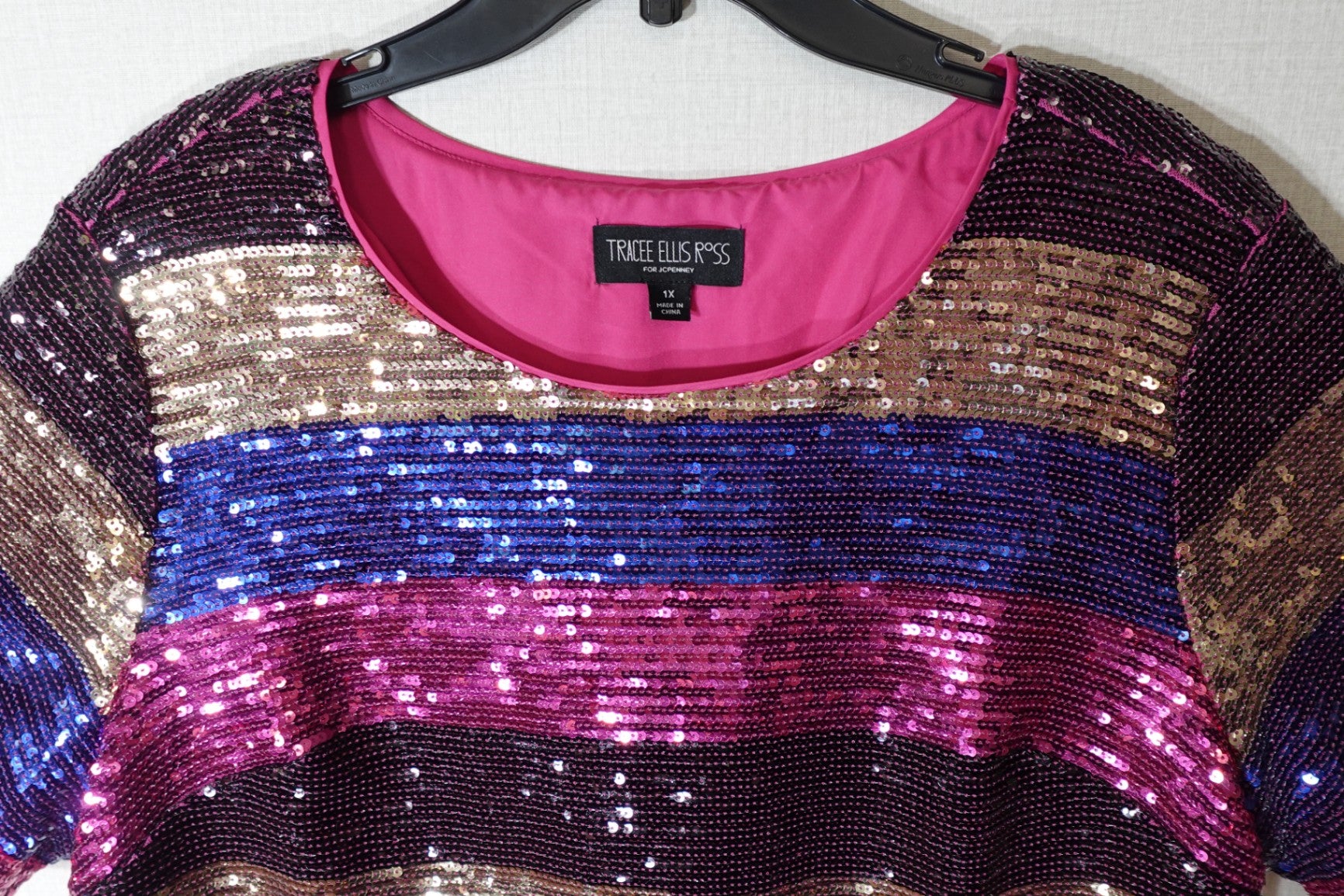 Tracie Ellis Ross For Jcpenny, Short Sleeves Top, XL/2X (1X)
