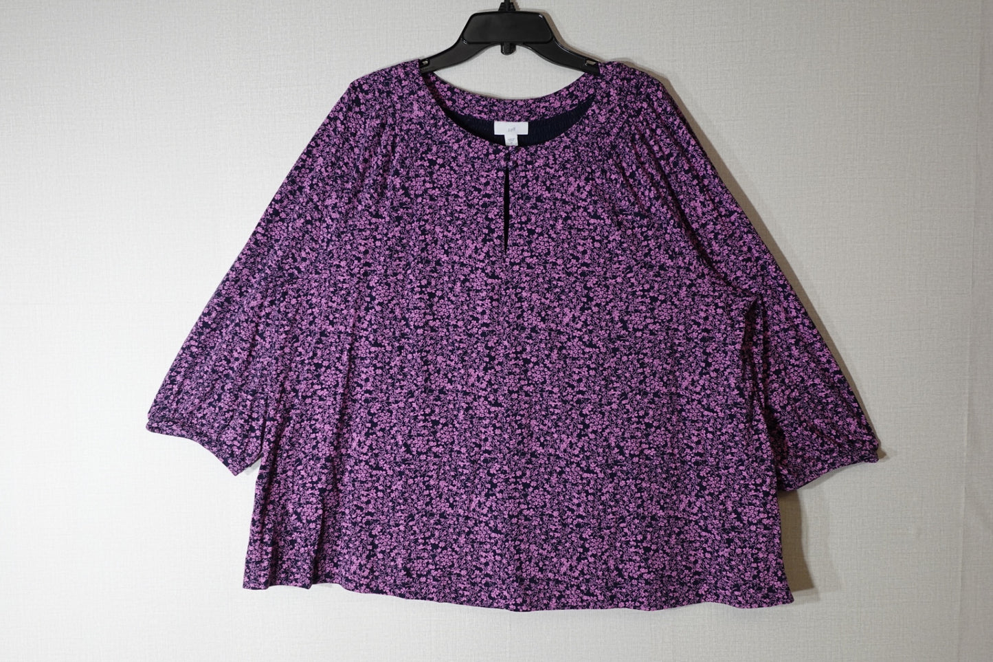 J jill, 3/4 SLEEVED TOP, 2X