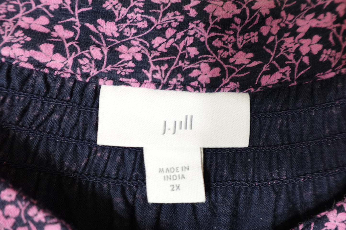 J jill, 3/4 SLEEVED TOP, 2X