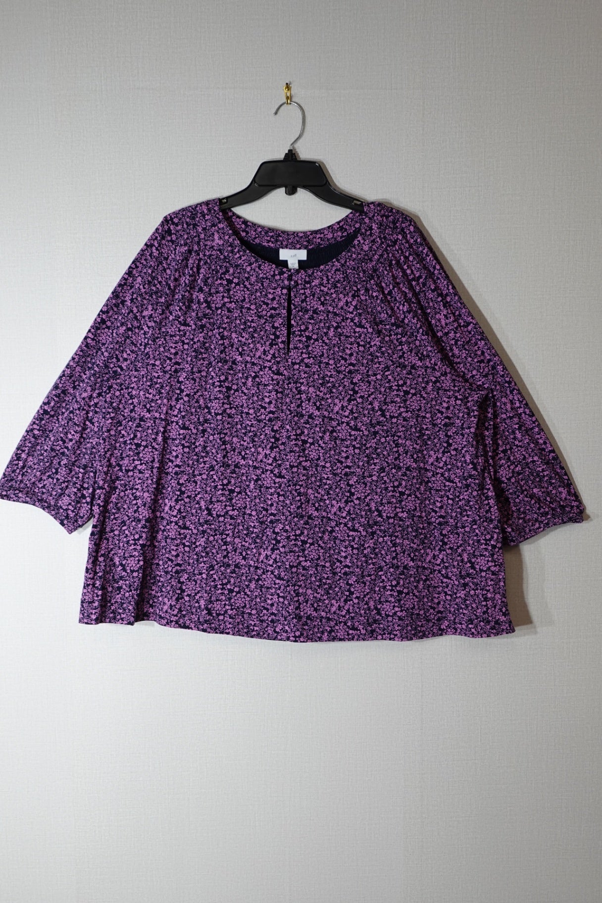 J jill, 3/4 SLEEVED TOP, 2X