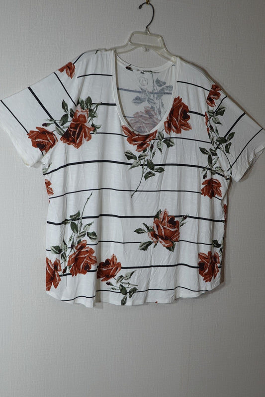 Maurice's, SHORT SLEEVED TOP, 4X