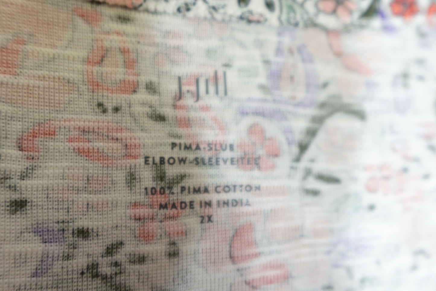 J jill, SHORT SLEEVED TOP, 2X