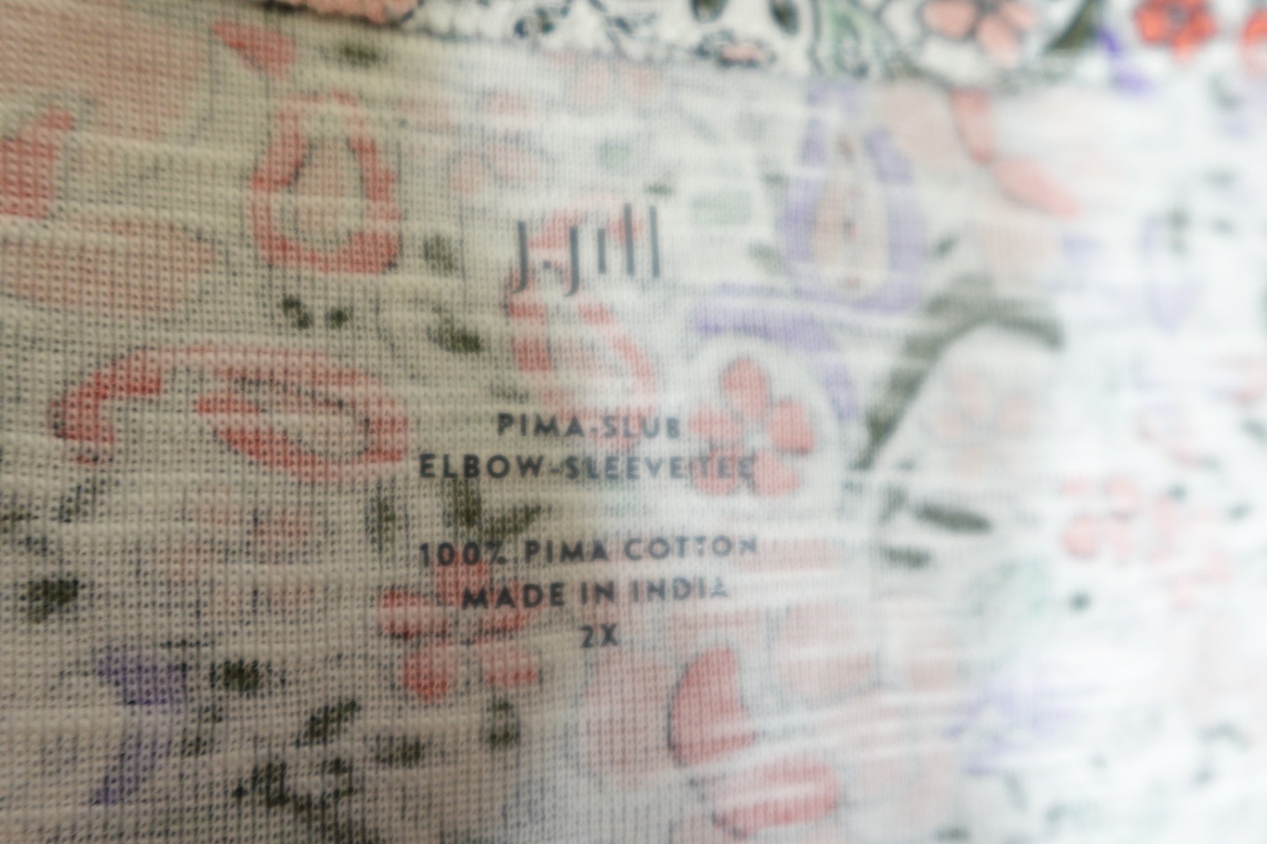 J jill, SHORT SLEEVED TOP, 2X