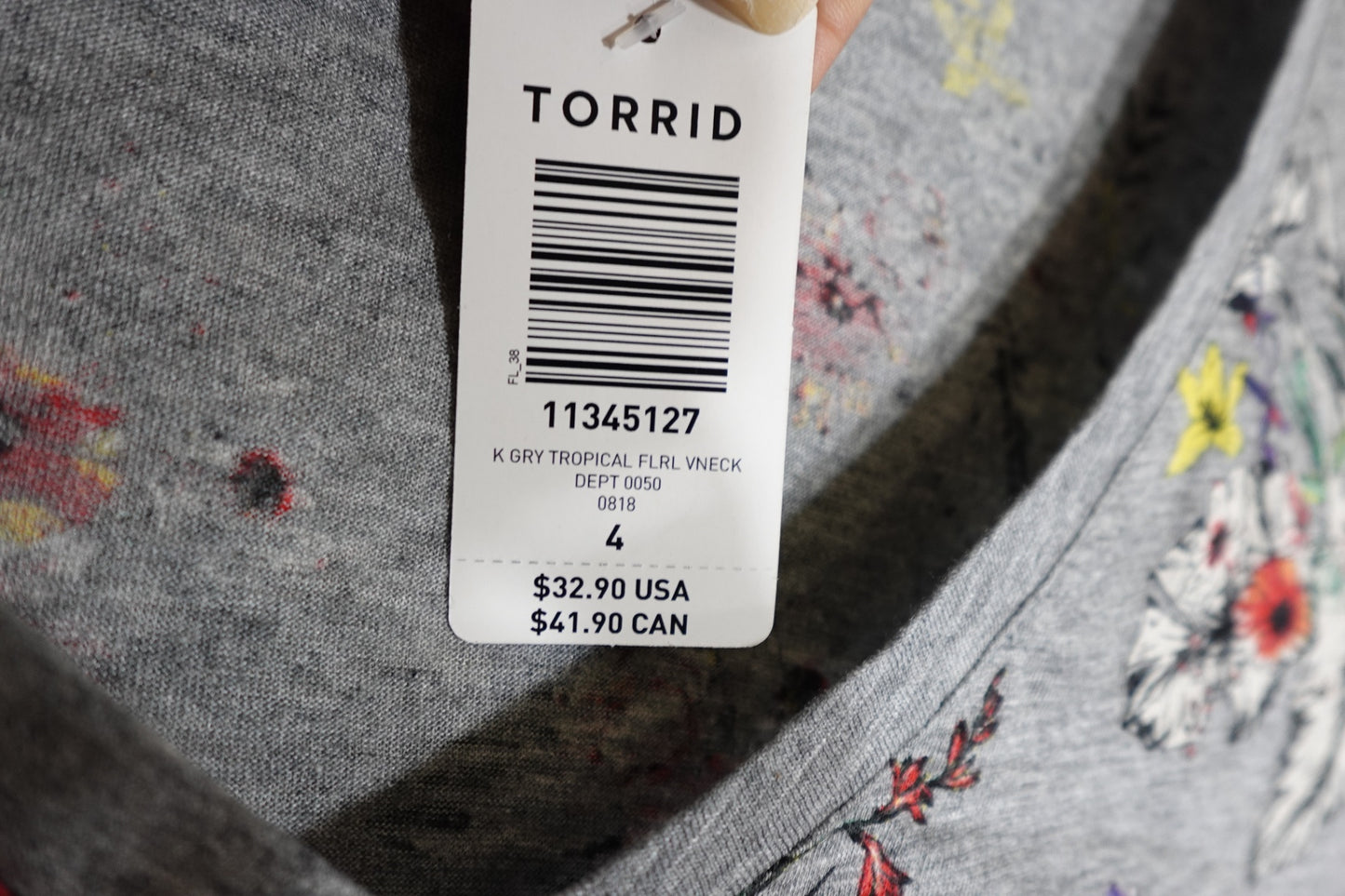 TORRID, NWT Short Sleeve Top, 4X