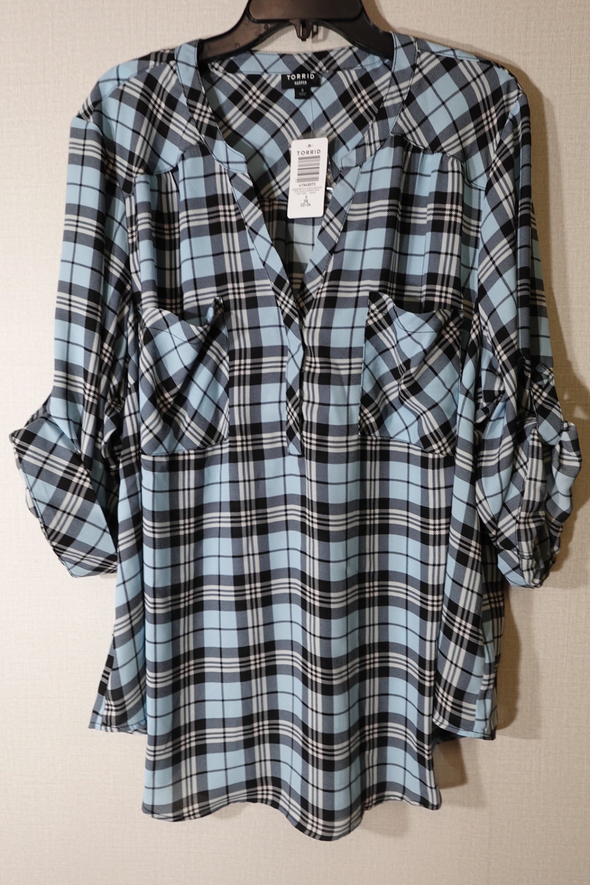 Torrid, NWT 3/4 Sleeve Top, 3X