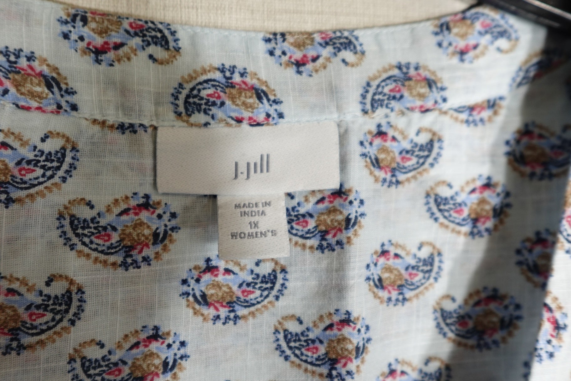 J. Jill, 3/4 SLEEVE TOP, XL/2X (1X)