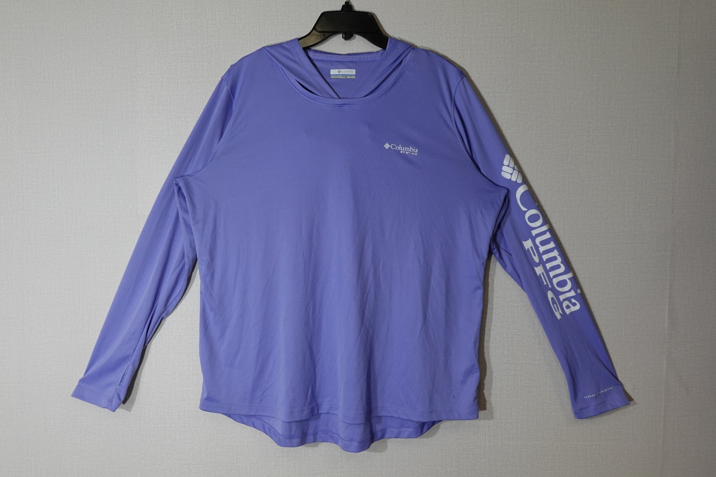 Columbia, Active Long Sleeves Top W/ Hood, 2X