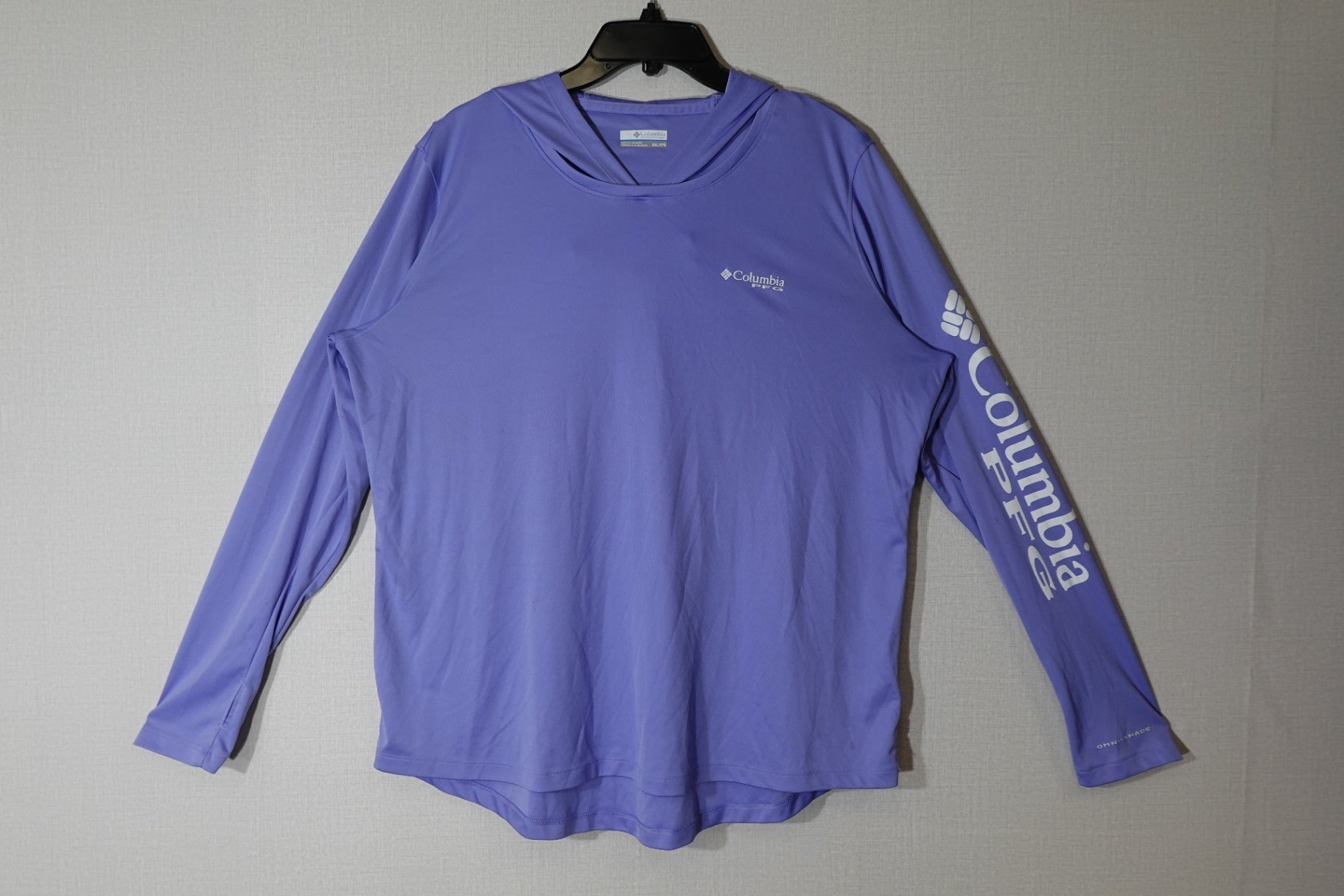 Columbia, Active Long Sleeves Top W/ Hood, 2X