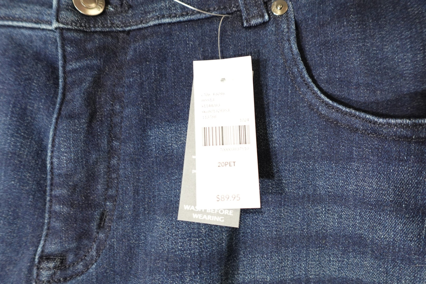 Lane Bryant, NEW- Jeans: Petite High-Rise wide-leg, 20P