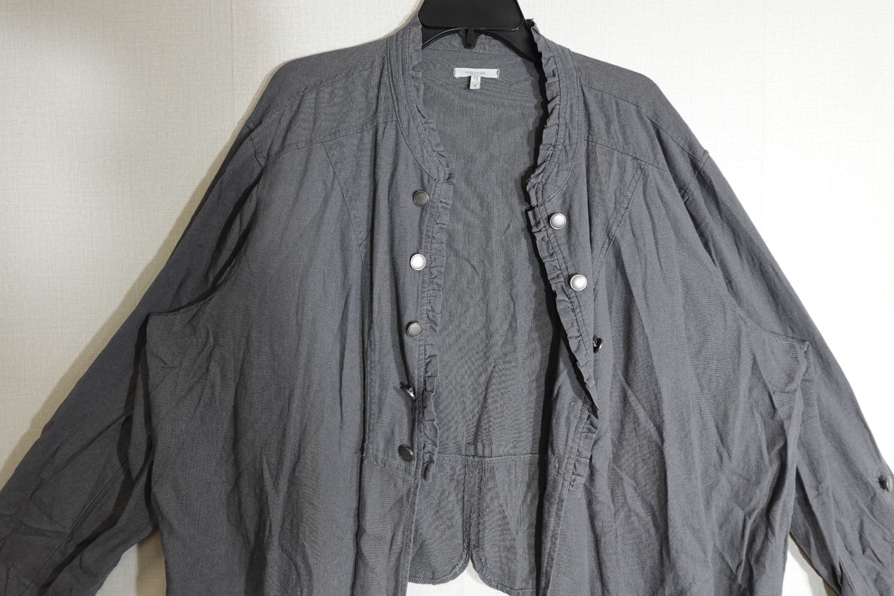 Maurices, Light Open Jacket, 4X