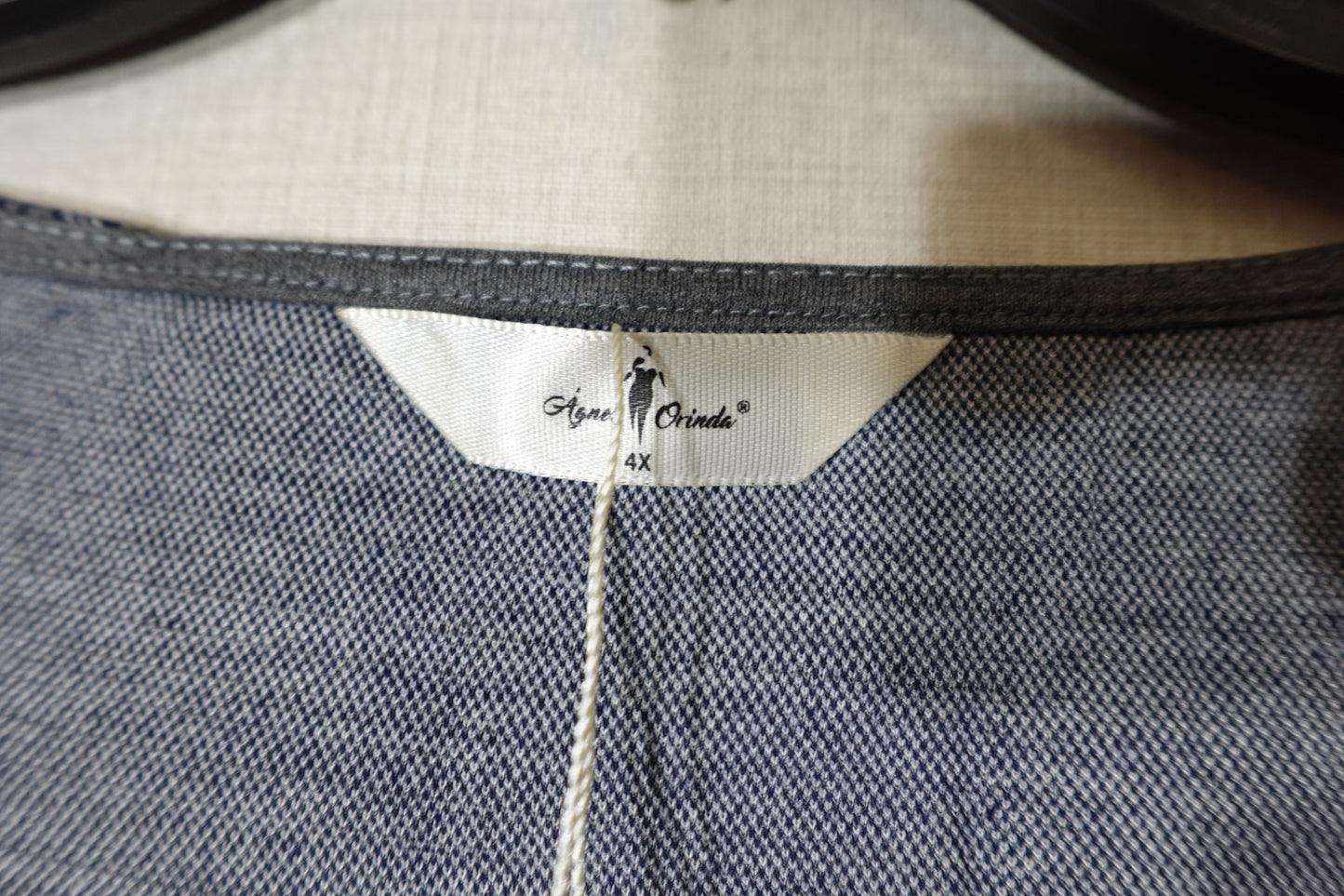 Agnès Orinda, New Long Sleeve Top, 4X