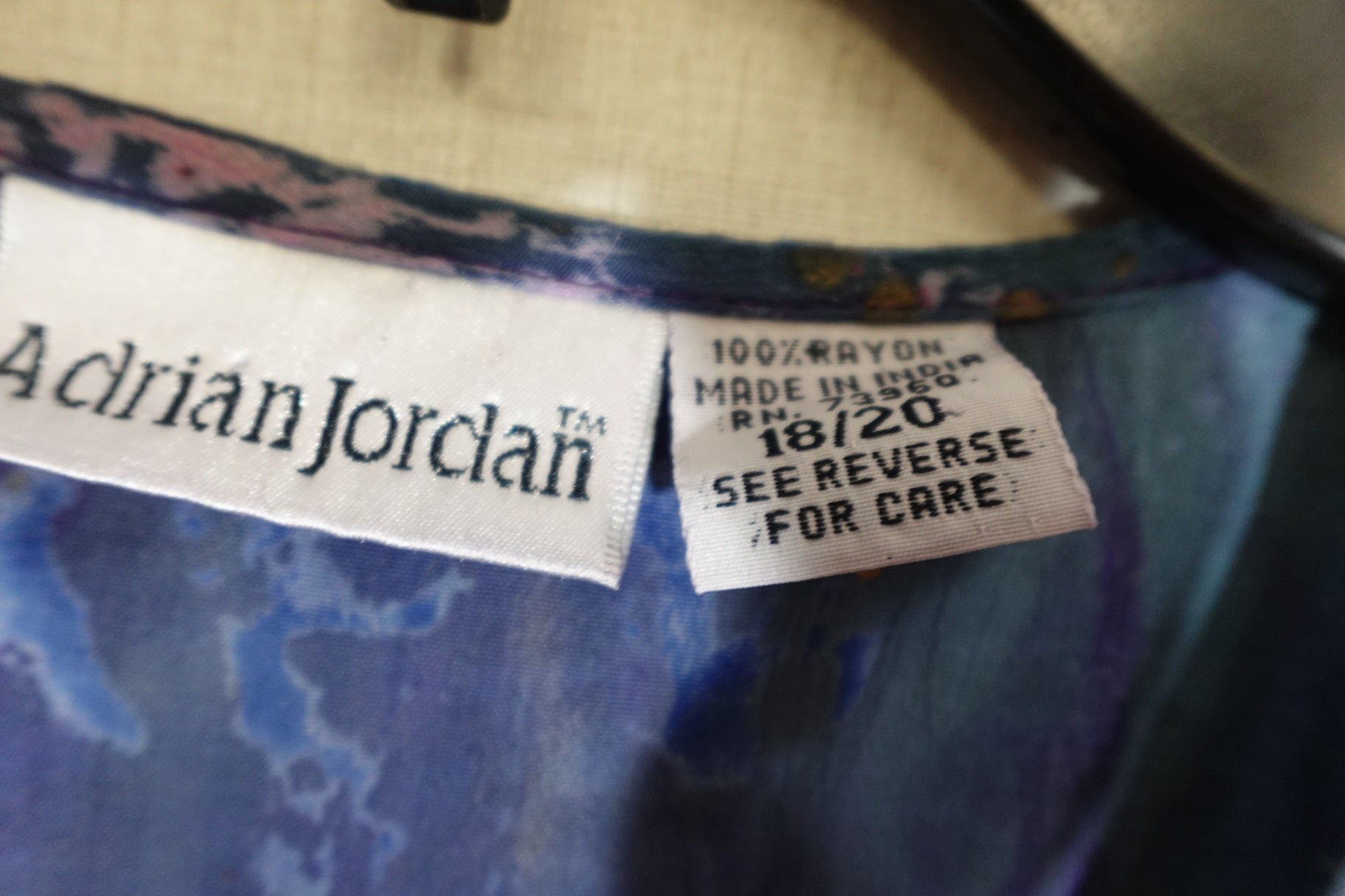 Adrian Jordan, 3/4 Sleeve Tunic, 20