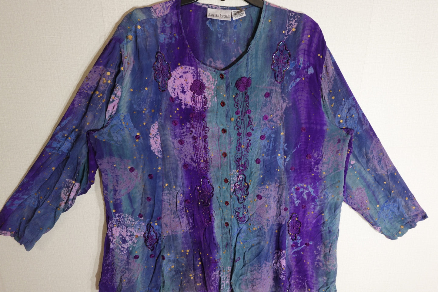 Adrian Jordan, 3/4 Sleeve Tunic, 20