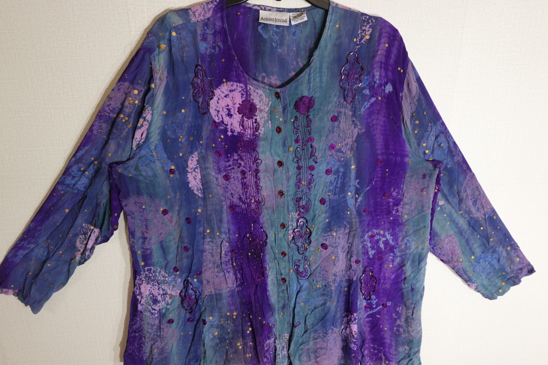 Adrian Jordan, 3/4 Sleeve Tunic, 20